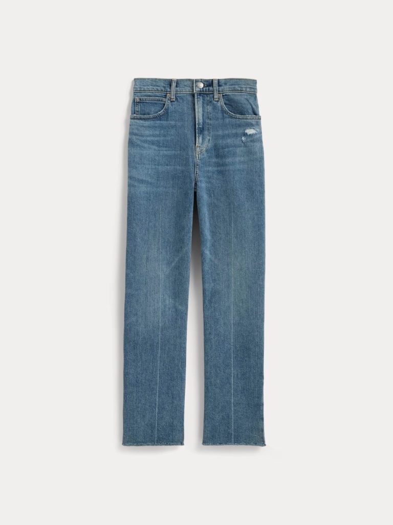 Everlane Way-High Jean In Distressed